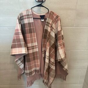 RACHEL Rachel Roy Soft Pink and Tan Wrap